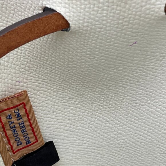 DOONEY & BOURKE SIENA SERENA DRAWSTRING BUCKET SHOULDER BAG Black Leather Tassel - Picture 14 of 16